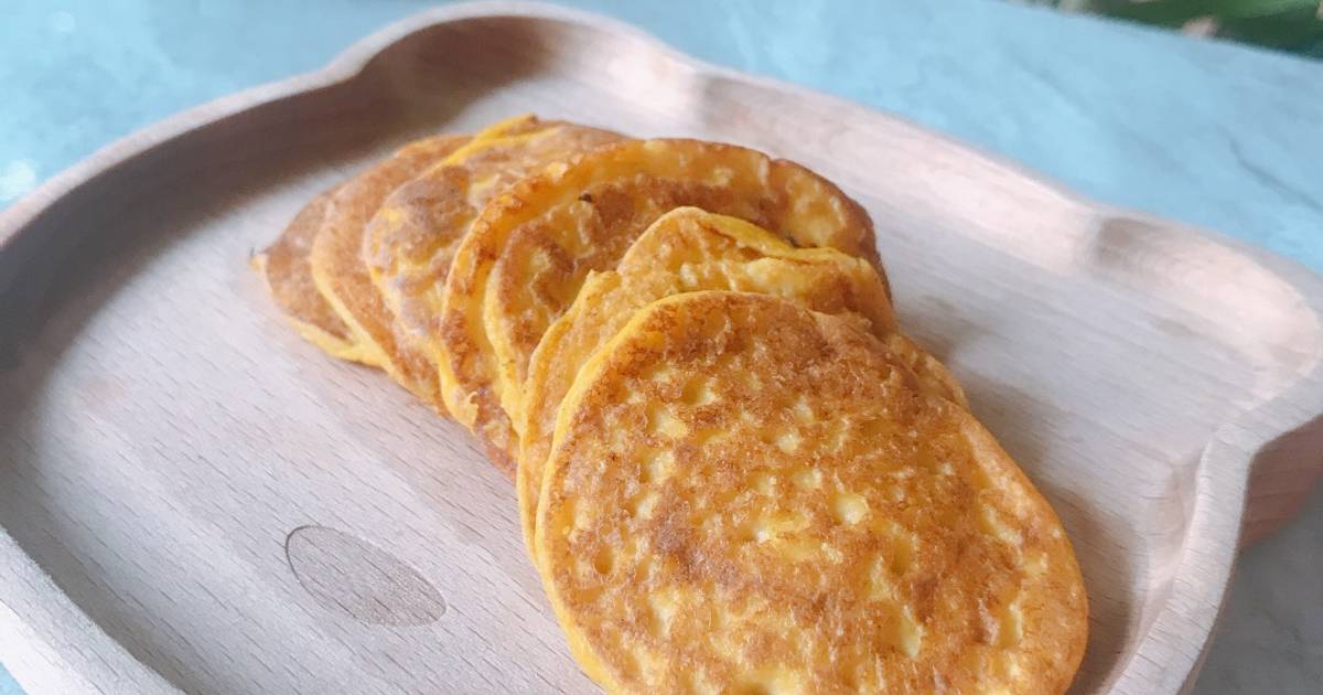 Bánh Pancake bí đỏ yến mạch