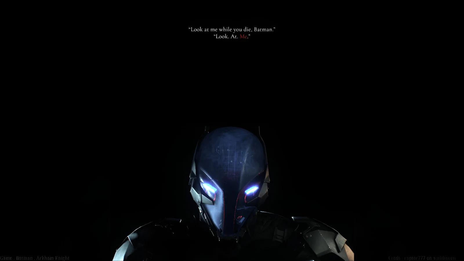 Arkham Knight, Red Hood, Batman Villain, Video Game Quote 4K Wallpaper Background (3840x2160)