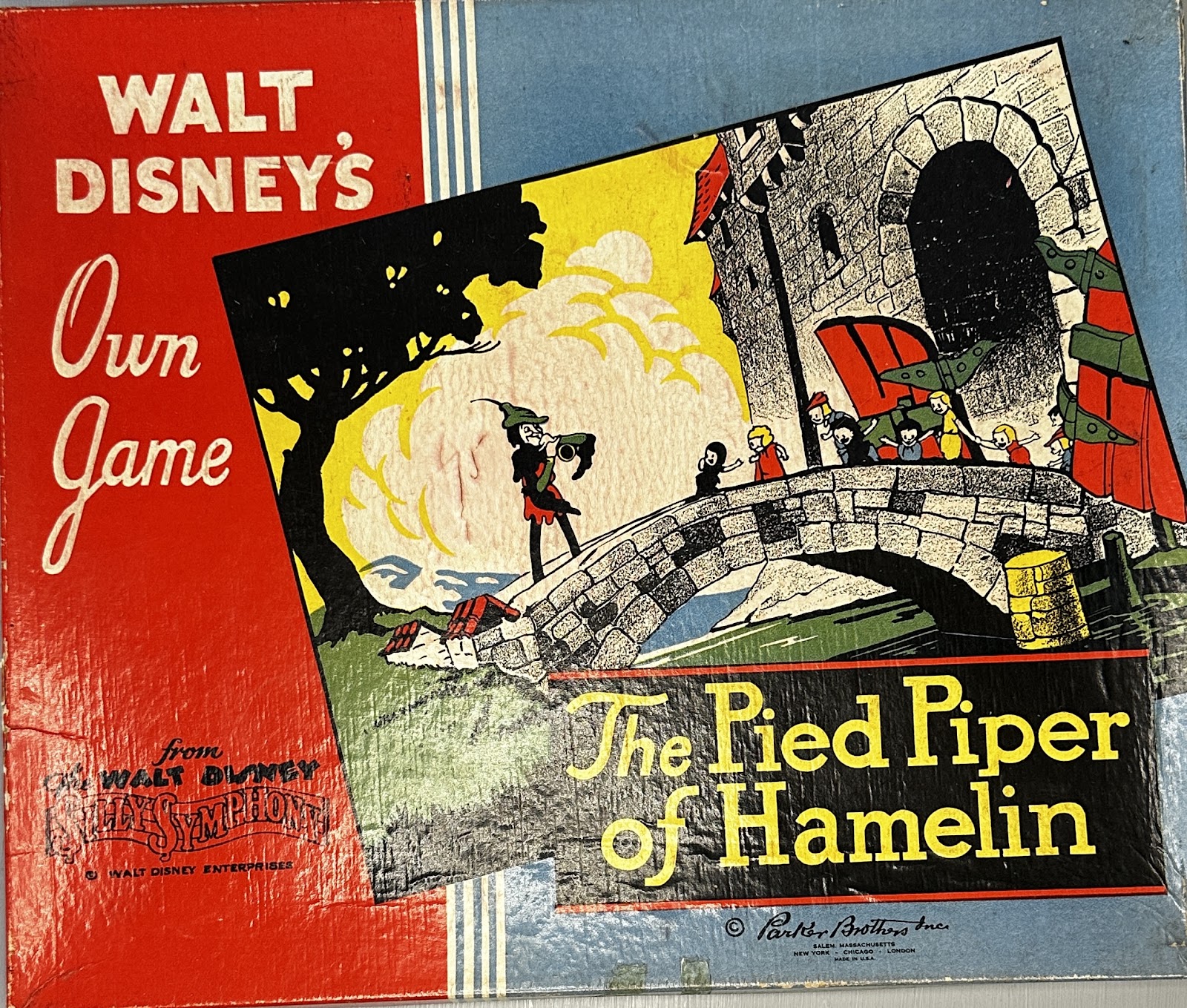 Walt Disney's Own Game: The Pied Piper of Hamelin, a 1933 Parker Brothers board game tied to the Silly Symphony cartoon