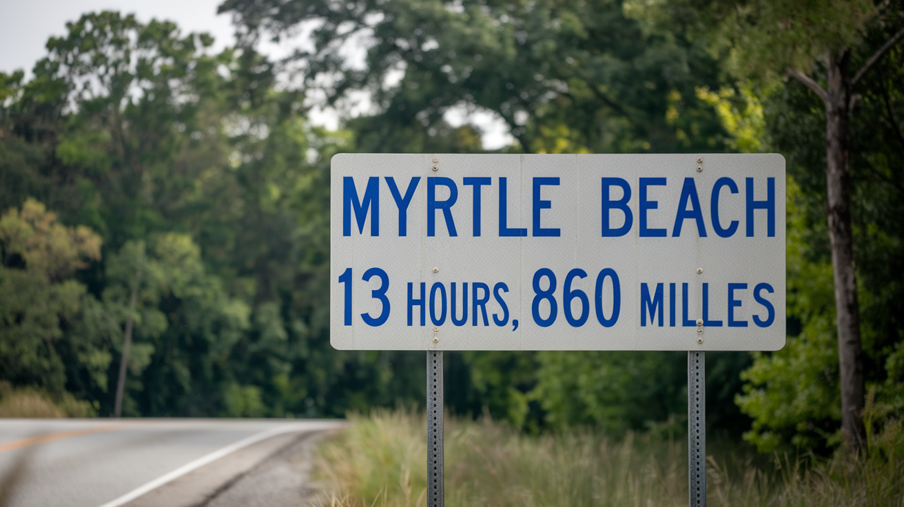 How Far Is San Angelo from Myrtle Beach?