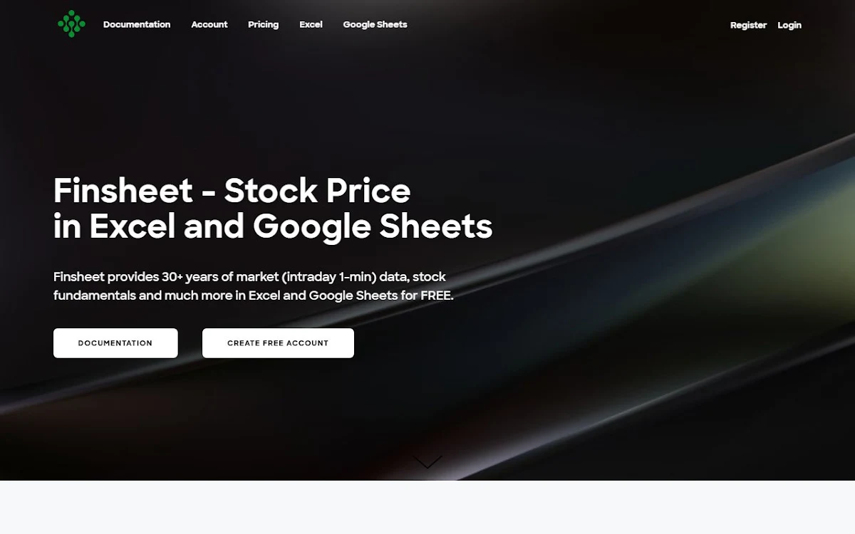 Captura de Finsheet