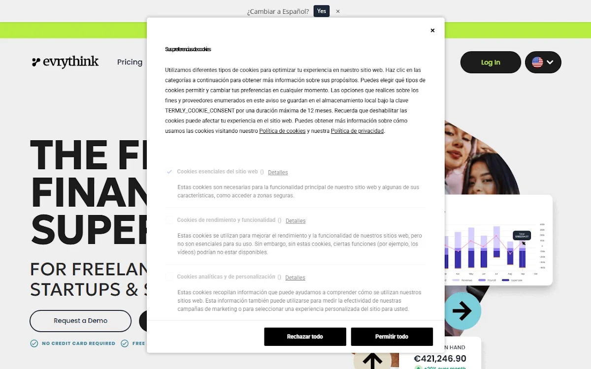 Captura de EvryThink 1.0 - Financial Planning