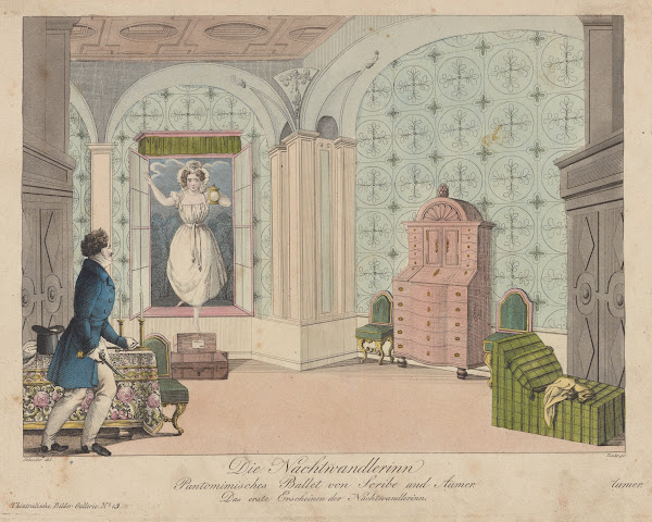 Die Nachtwandlerinn pantomimisches Ballet von Scribe und Aumer das erste Erschei