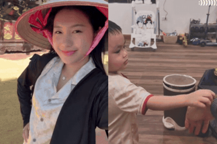 Về quê chồng phơi thóc, Doãn Hải My gây tranh cãi vì makeup điệu đà, giãy nảy vì một con cào cào - Báo Văn hóa