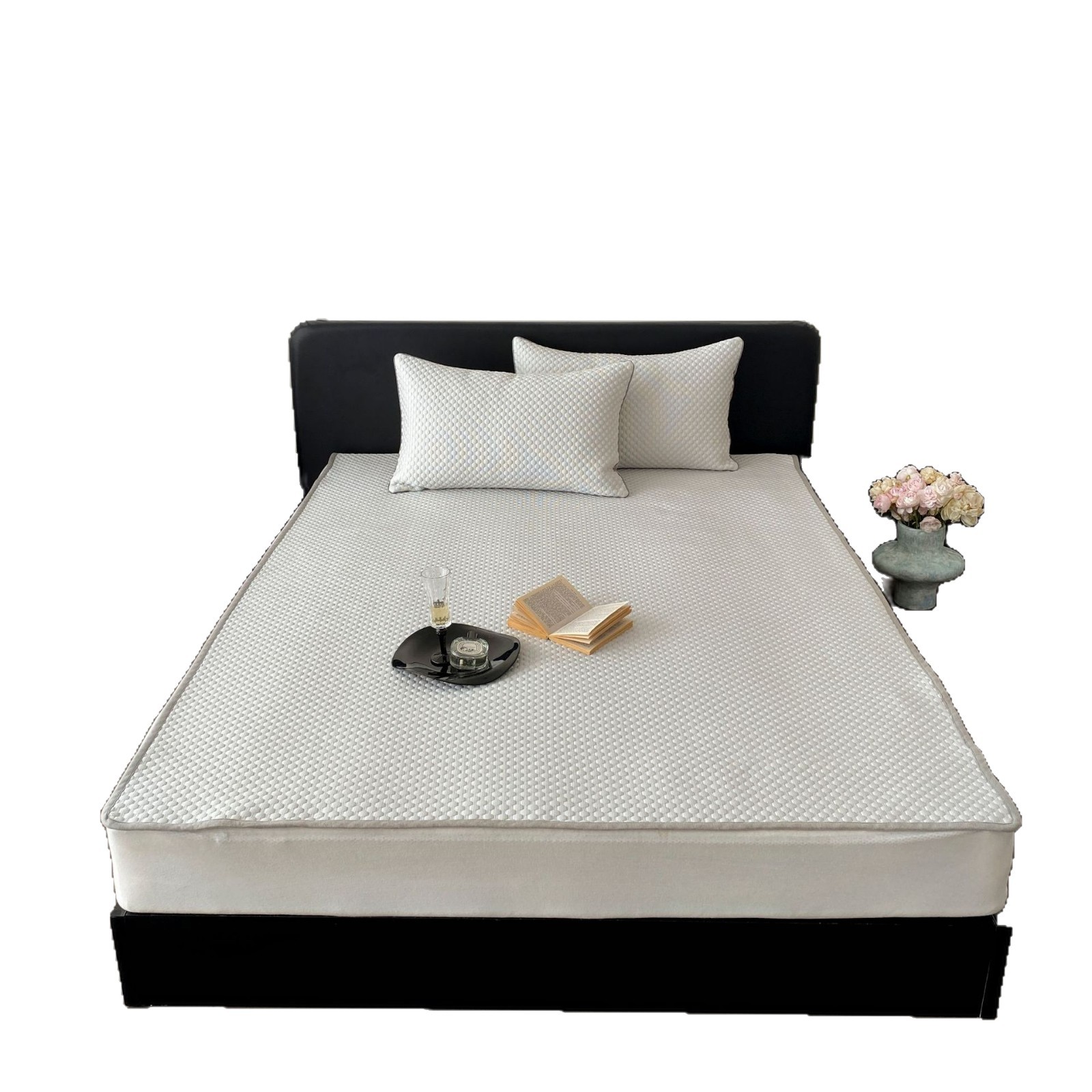 Cooling Ice Silk Bedding Set, 3-piece