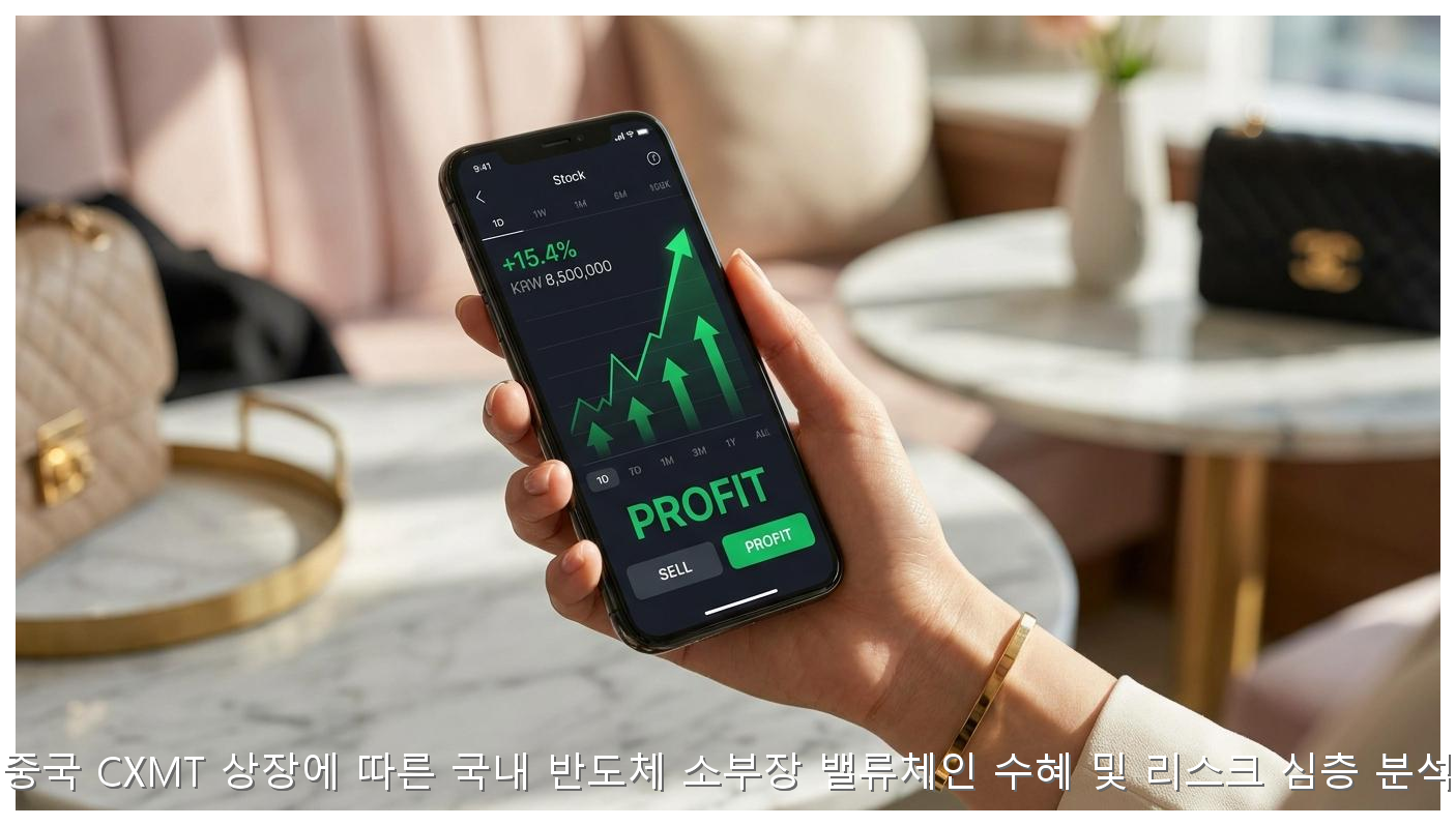 중국 CXMT 상장에 따른 국내 반도체 소부장 밸류체인 수혜 및 리스크 심층 분석 핵심 안내 및 분석 인포그래픽 (8)