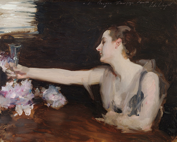 Madame Gautreau Drinking a Toast 1882 1883