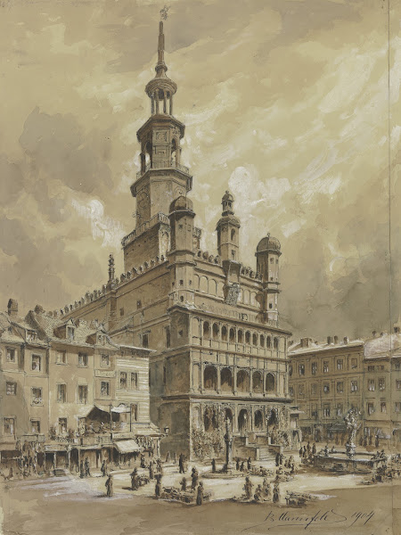 Town hall of Posen 1904