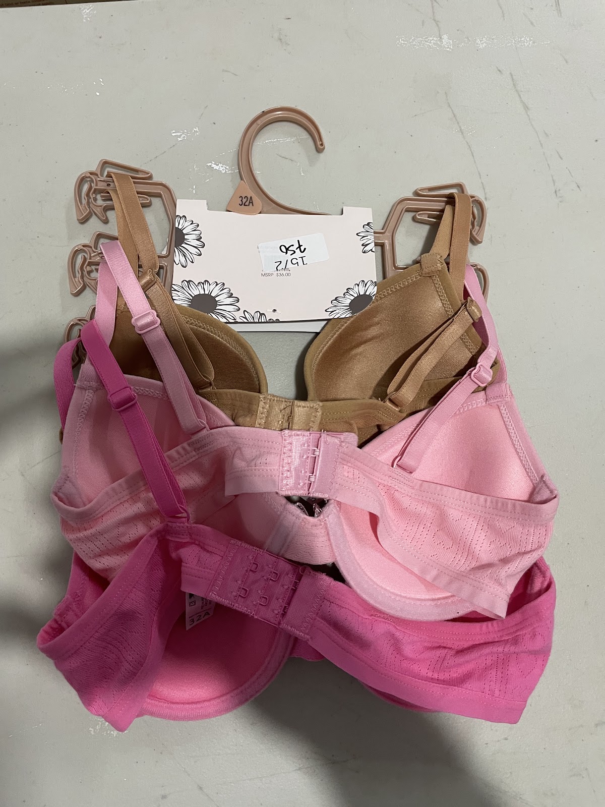 Daisy Girls Bra 3packs S32A #1572