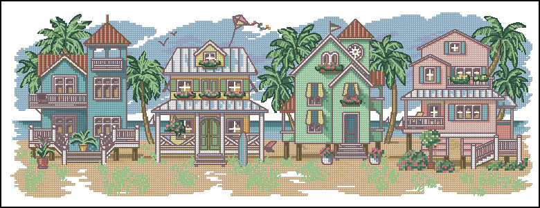 DIM13726 Seaside Cottages