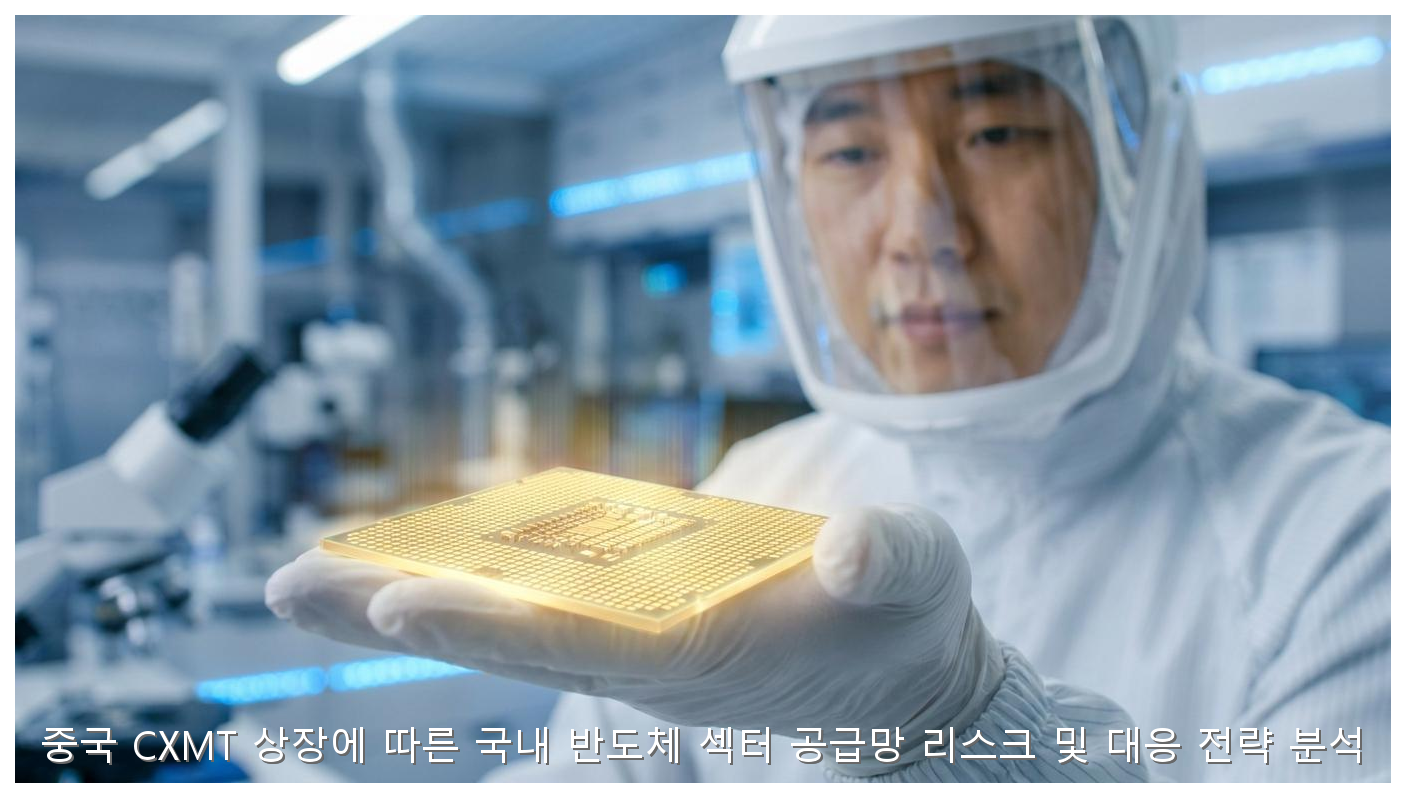 중국 CXMT 상장에 따른 국내 반도체 섹터 공급망 리스크 및 대응 전략 분석 핵심 안내 및 분석 인포그래픽 (5)