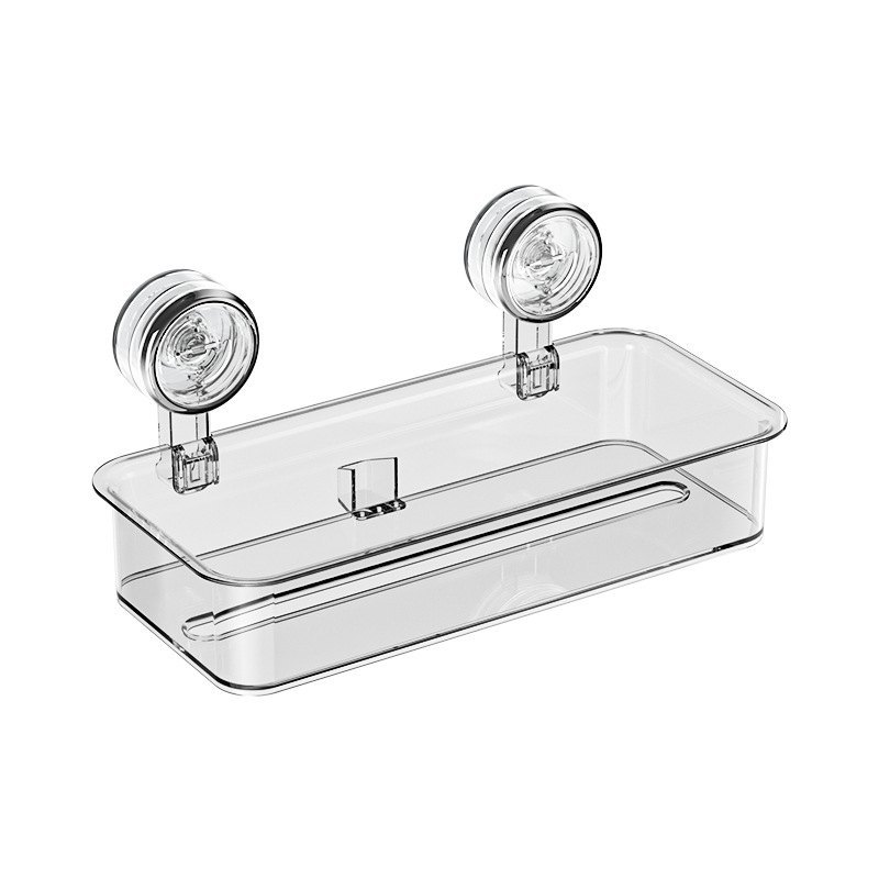 Suction Cup Paper Towel Holder, Plastic, Model YM.6937-29414