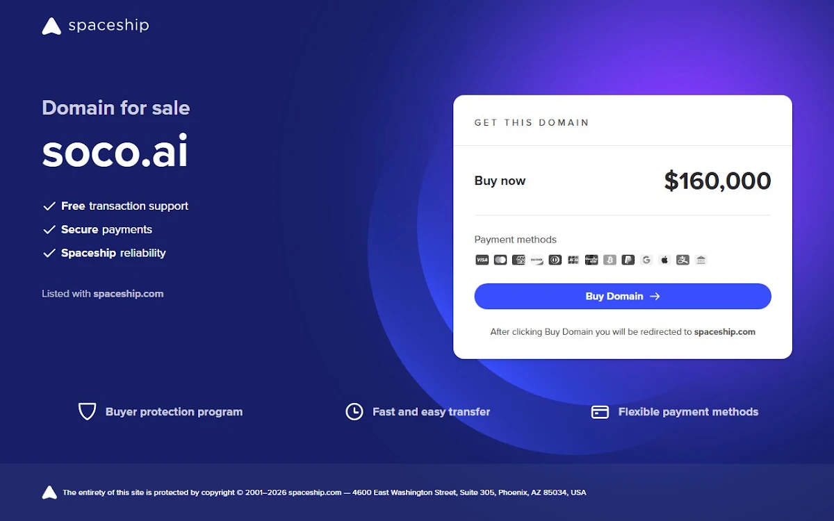 Captura de Ask SOCO AI