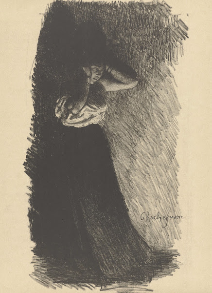 Standing woman with arms up 1893 1895