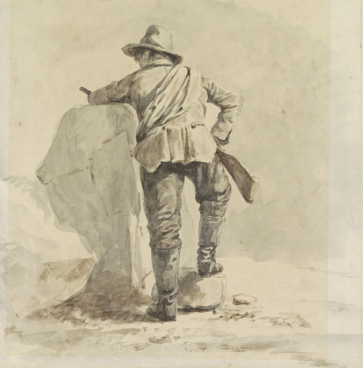 Rustende jongen op de rug gezien 1825   1893