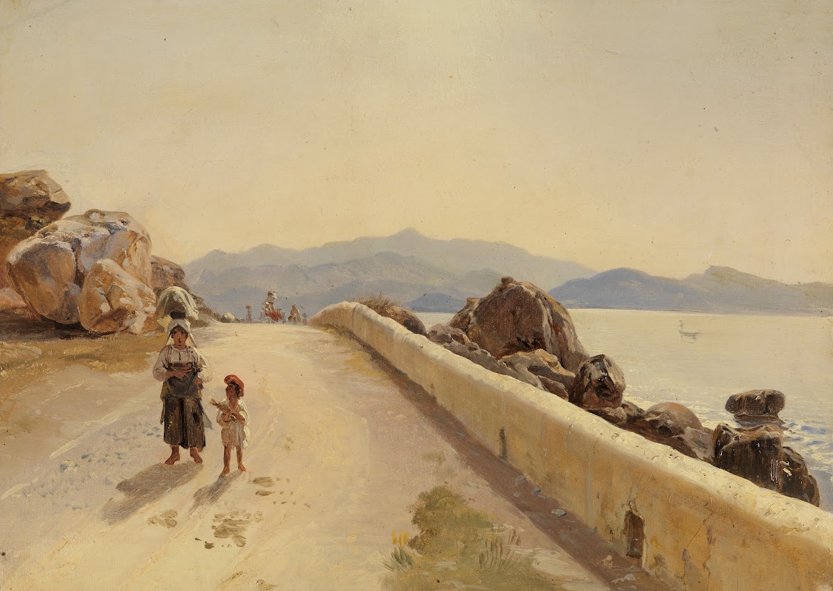 Italienischer Küstenweg ca 1832 1837