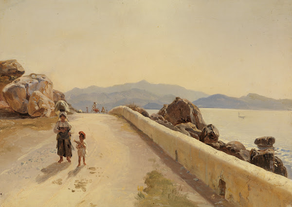 Italienischer Küstenweg ca 1832 1837