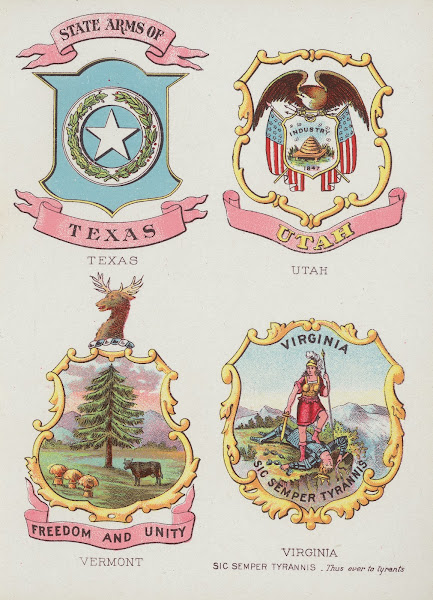 Seals and coats of arms of America Pl12 1902