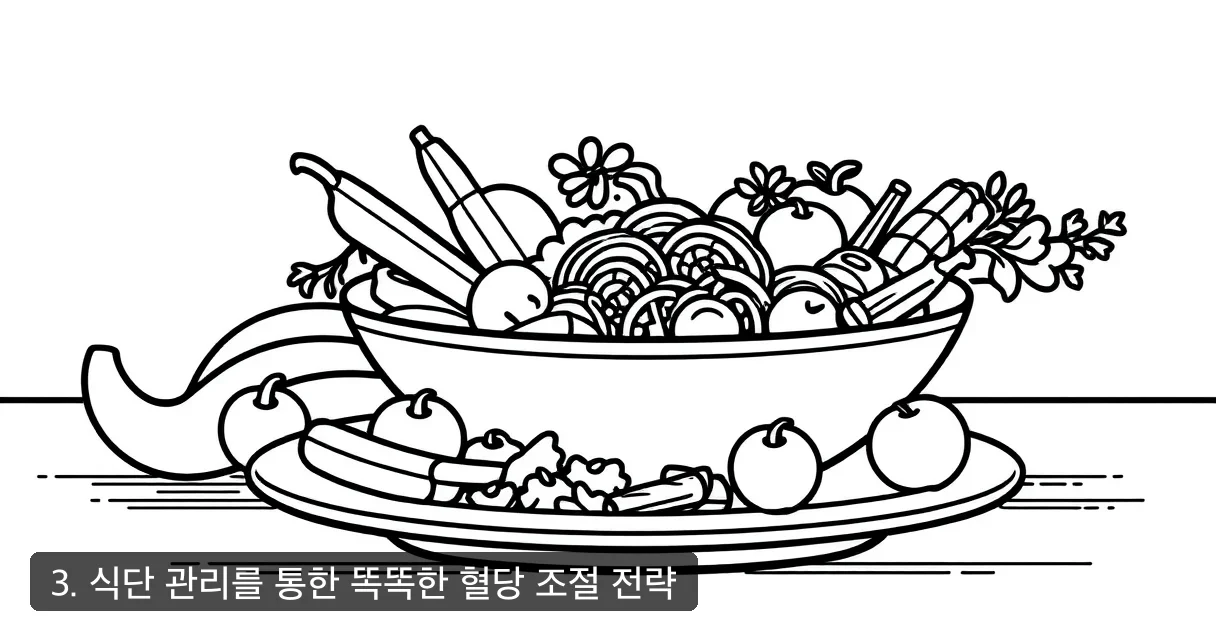 3. 식단 관리를 통한 똑똑한 혈당 조절 전략