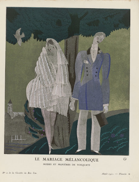 Le mariage mélancolique Modes et Manières de Torquate 1921
