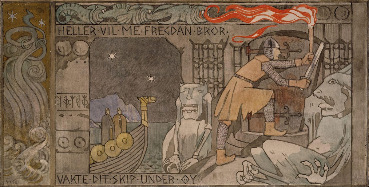 Åsmund at the Gate in the Mountain 1902 1904