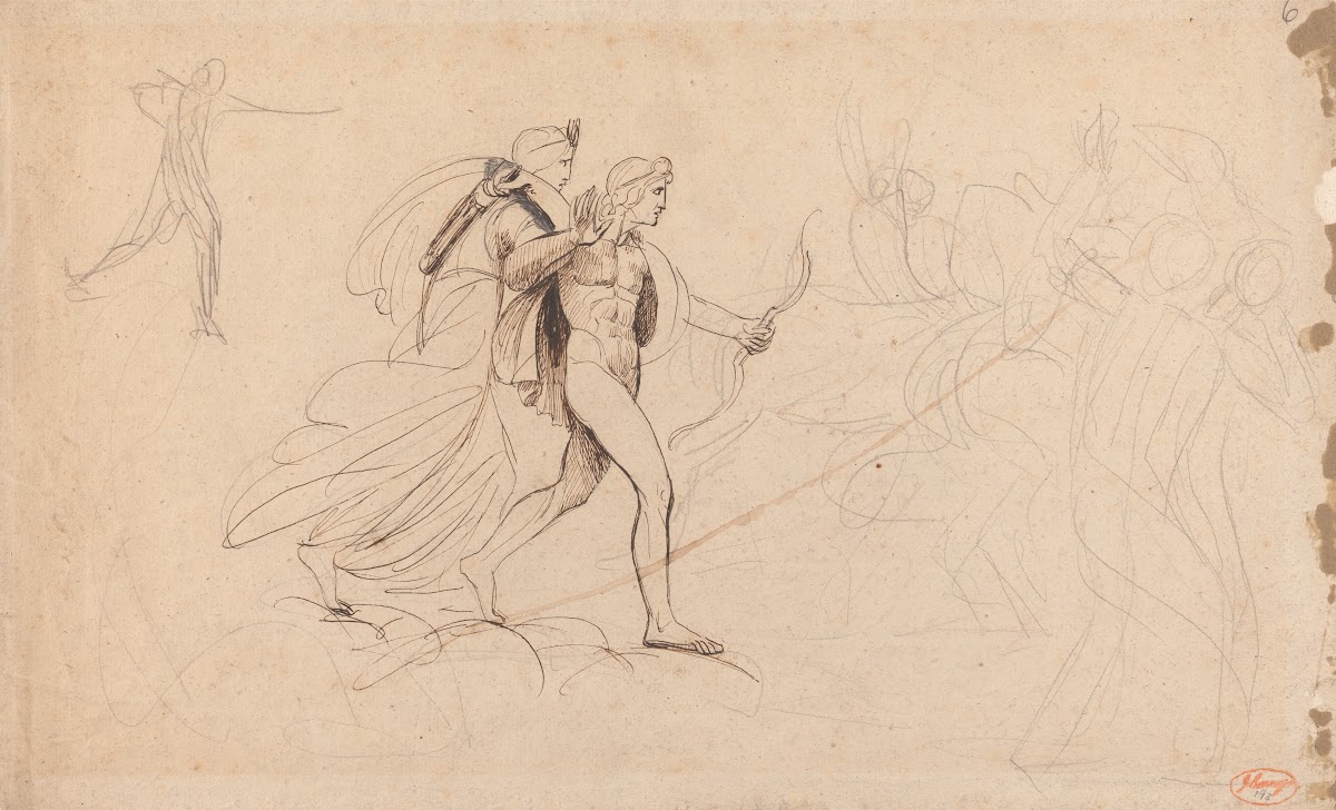 Apollo and Diana for The Destruction of Niobes Children