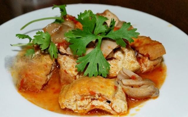 Nấm Rơm Xào Đậu Hũ