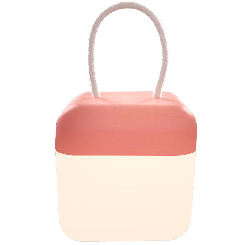Tragbare LED-Laterne mit Silikon, 10,5 cm