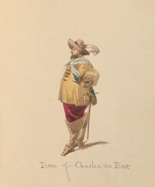 Sketches of costume Pl017 1842
