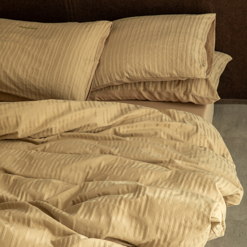 Cotton bedding set, 4-piece, year-round