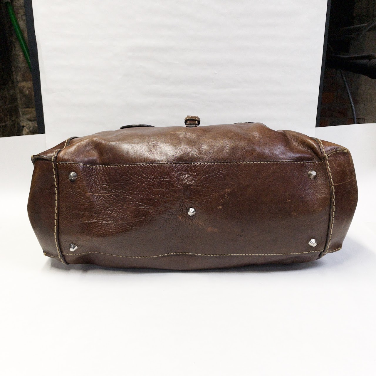 Chloé Leather Weekender Bag