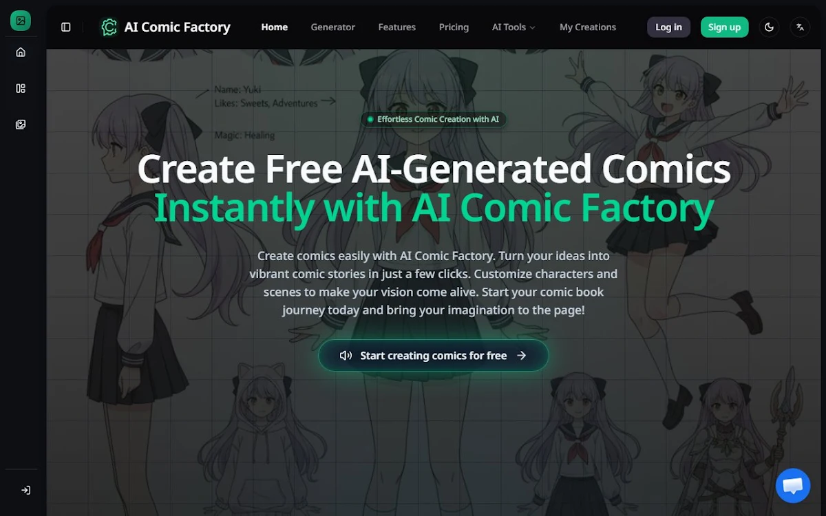 Captura de Comic Factory