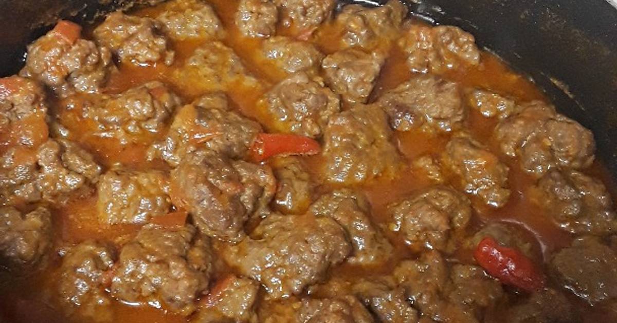 Thịt bò băm sốt cà chua