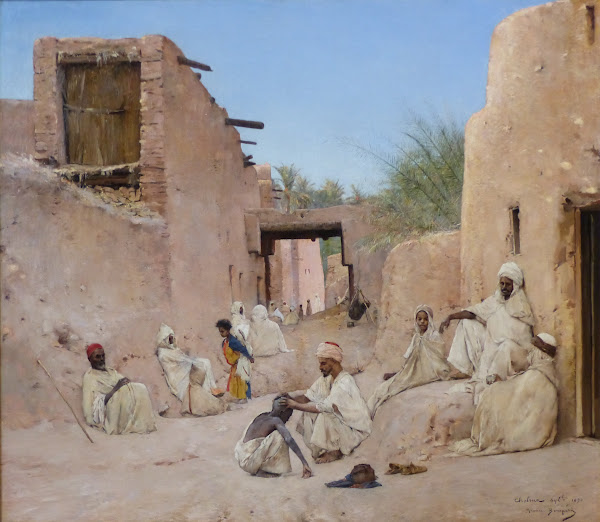 A Street In The Oasis Of Chetma