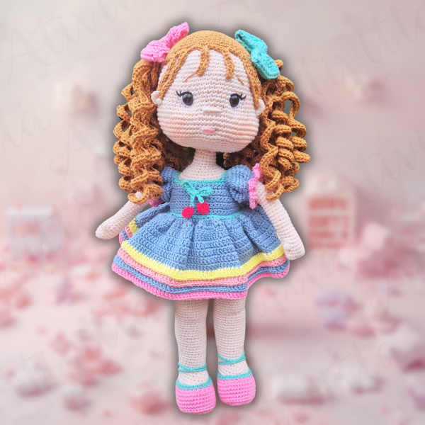 Boneca Bárbara em Crochê