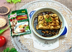 Món đậu hủ non hấp nước tương gừng có vị thanh nhẹ, ngon miệng mà đơn giản.