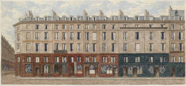 Rue des Deux Ecus Nº36 à 48 actuelle rue Berger 1er arrondissement