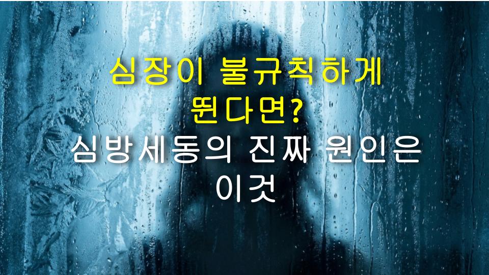 심장이 불규칙하게 뛴다면? 심방세동의 진짜 원인은 이것