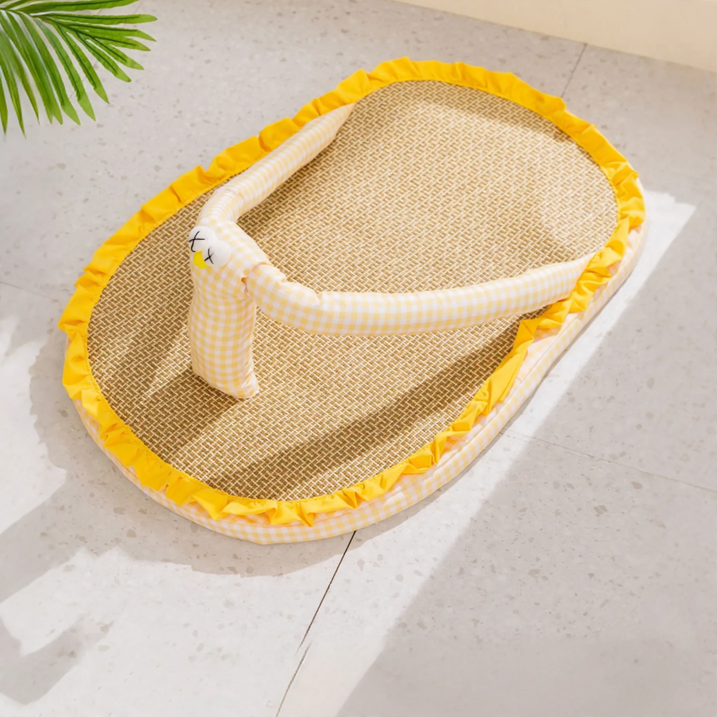 Summer pet bed, sisal, removable and washable