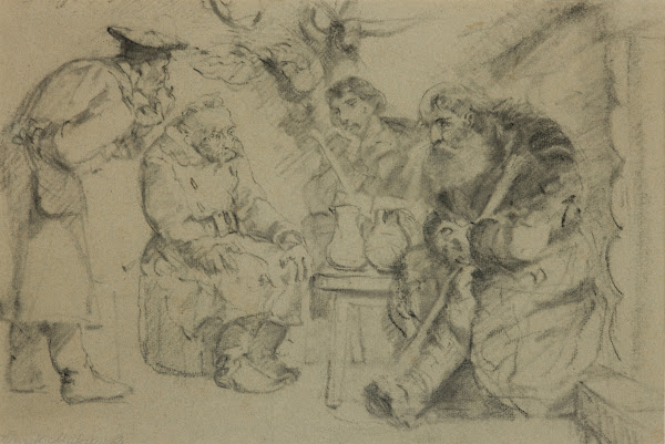 Exiles during a meal 1877