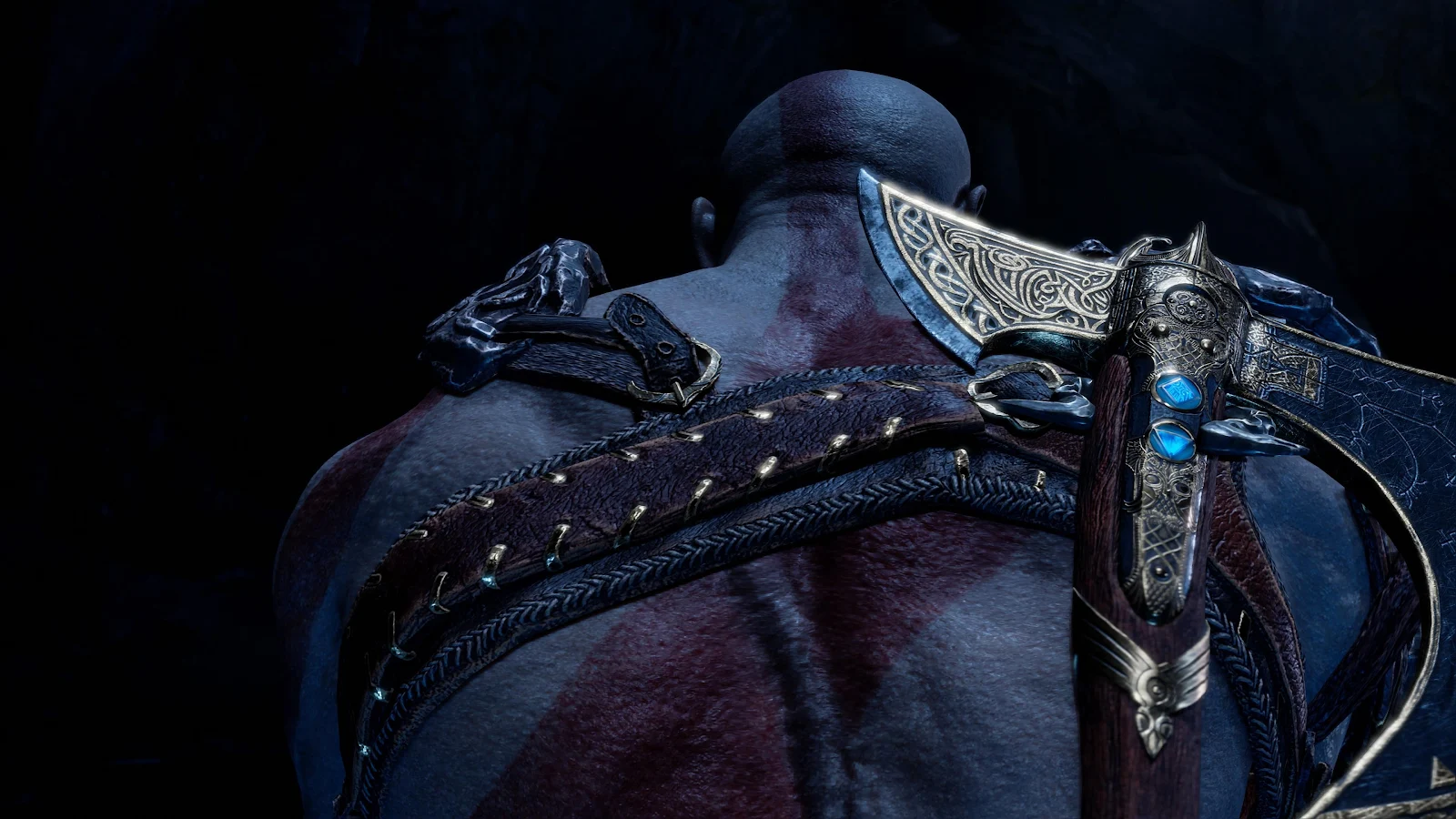 Kratos With The Leviathan Axe - High Detail Render 4K Wallpaper (3840x2160)