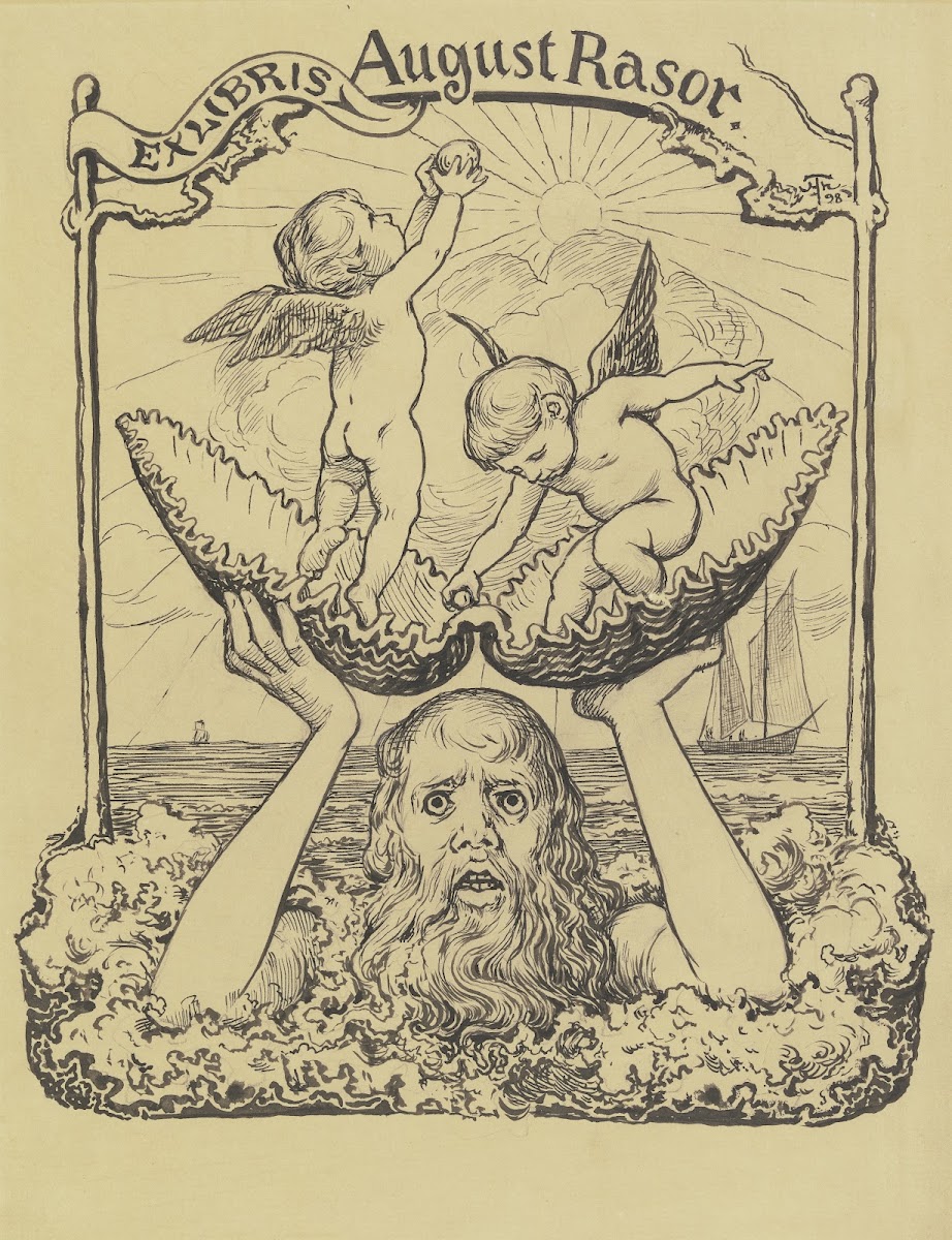 Ex libris August Rasor 1898