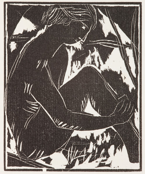 Nude of a sitting woman 1914