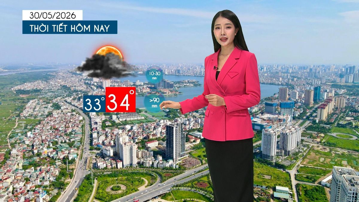 Dự báo thời tiết tối | 30/05/2026 - Đài Phát thanh và truyền hình Hà Nội