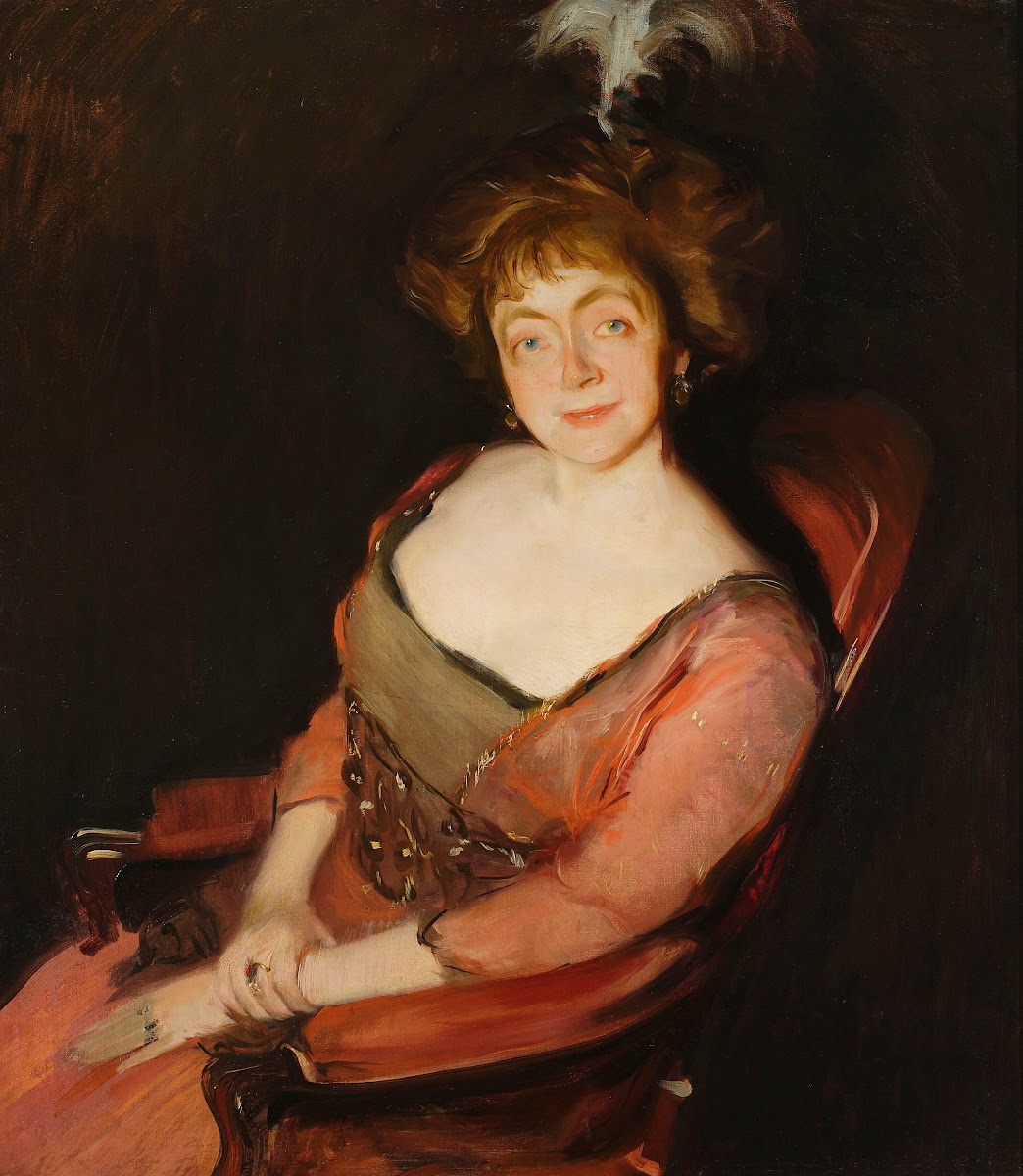 Portrait of Janina Dziekońska née Korsak from 1908 until 1910