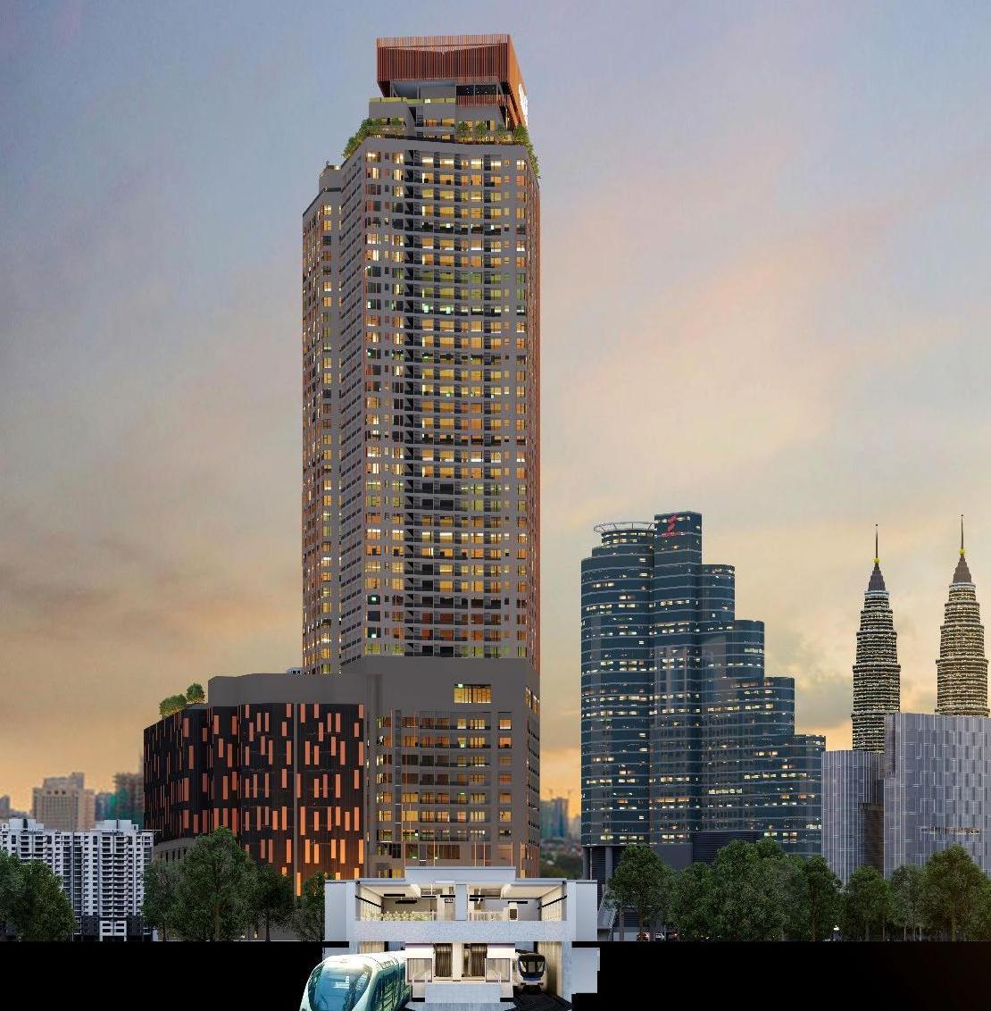 Centrix — Condominium in KL City Centre / Bukit Bintang, Kuala Lumpur by Intan Sekitar Sdn Bhd