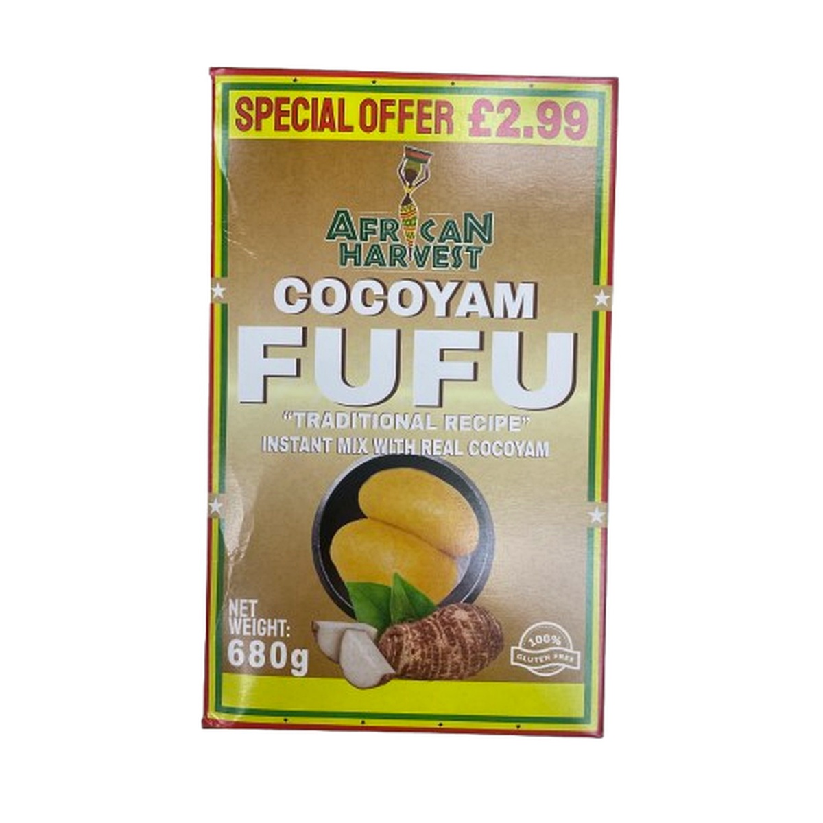 African Harvest Cocoyam Fufu