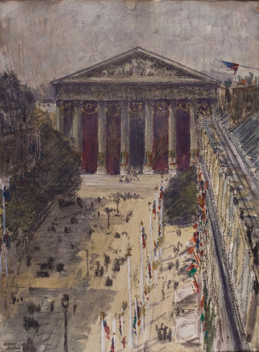 La rue Royale le jour de la Fête de la Victoire 1919