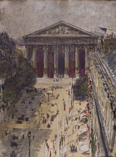 La rue Royale le jour de la Fête de la Victoire 1919
