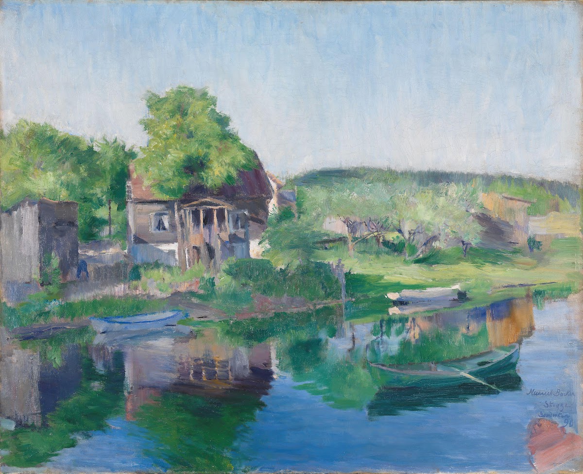 Fra Sandvikselven 1890